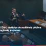 OBSERVATÓRIO participa de audiência pública para avaliação do Pnatrans